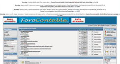 Desktop Screenshot of forocontable.com